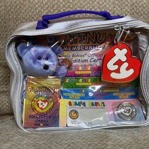 TY VINTAGE PLATINUM MEMBERSHIP CLUB CASE 1999